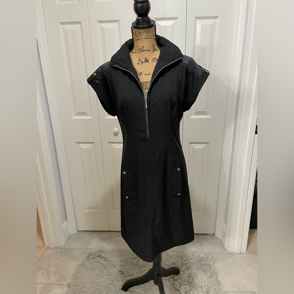 Chico's Zenergy Black Dress Sz Sm